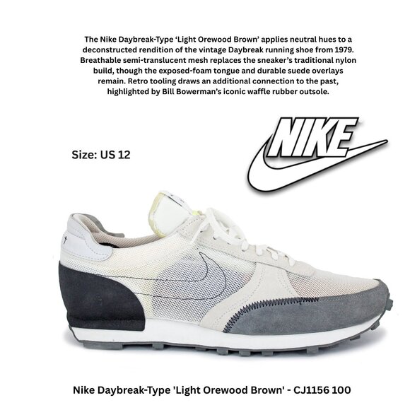 Nike Daybreak-Type 'Light Orewood Brown' - CJ1156 100 - Picture 1 of 10